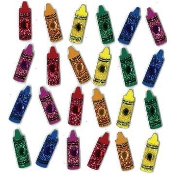 Jolee's Boutique Dimensional Stickers, Repeating Crayons