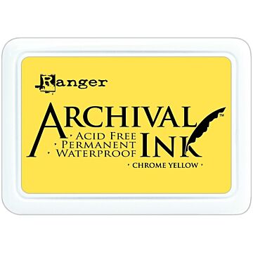 Ranger Archival Ink Pad, Chrome Yellow