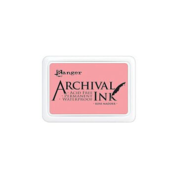 Ranger Archival Ink Pad, Rose Madder