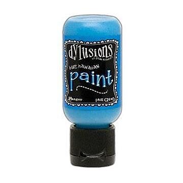 Ranger Dylusions Paint, 1 oz. Flip Cap Bottle - Blue Hawaiian