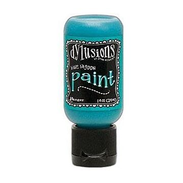 Ranger Dylusions Paint, 1 oz. Flip Cap Bottle - Blue Lagoon