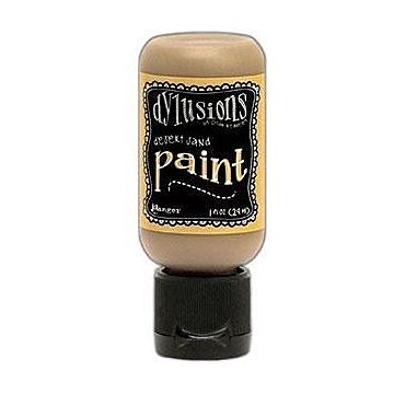 Ranger Dylusions Paint, 1 oz. Flip Cap Bottle - Desert Sand