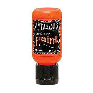 Ranger Dylusions Paint, 1 oz. Flip Cap Bottle - Mango Punch