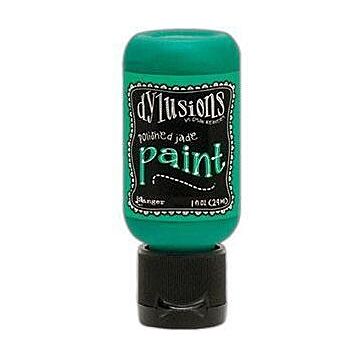Ranger Dylusions Paint, 1 oz. Flip Cap Bottle - Polished Jade