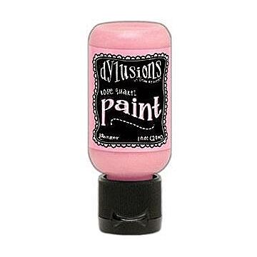 Ranger Dylusions Paint, 1 oz. Flip Cap Bottle - Rose Quartz