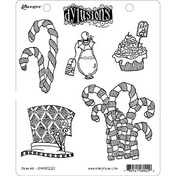 Ranger Dylusions Cling Stamp, Drink Me