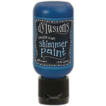 Ranger Dylusions Shimmer Paint, London Blue