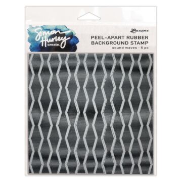 Ranger Simon Hurley create. Peel-Apart Background Stamp, Sound Waves