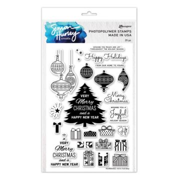 Ranger Simon Hurley create. Clear Stamp, Retro Holiday
