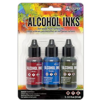 Ranger Tim Holtz Alcohol Ink Kit, Expedition (3 Pack)