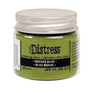 Ranger Distress Embossing Glaze, Crushed Olive