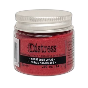 Ranger Distress Embossing Glaze, Abandoned Coral