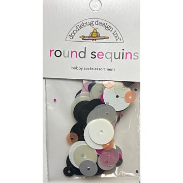Doodlebug Bobby Socks Assortment Round Sequins