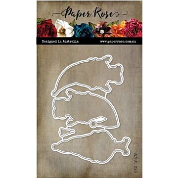 Paper Rose Gnomies Metal Die