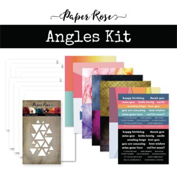 Paper Rose Cardmaking Kit, Angles