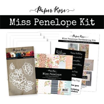 Paper Rose Cardmaking Kit, Miss Penelope