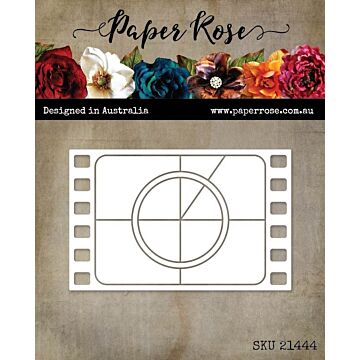 Paper Rose Die, Retro Film Frame Countdown