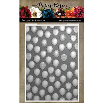 Paper Rose 3D Embossing Folder, Balloons