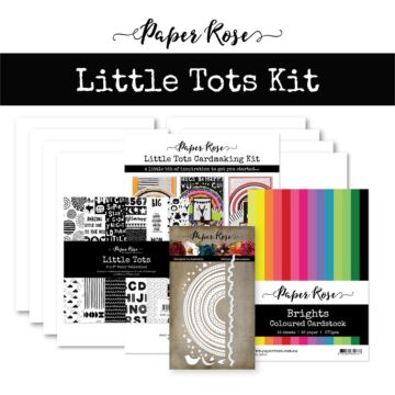 Paper Rose Cardmaking Kit, Little Tots