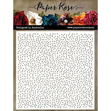 Paper Rose Stencil, Sprinkles
