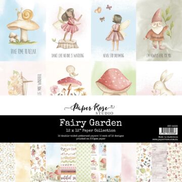 Paper Rose 12X12 Paper Collection, Fairy Garden
