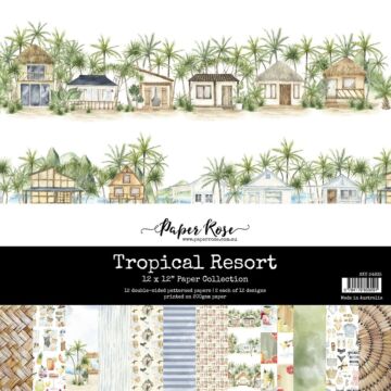 Paper Rose 12X12 Paper Collection, Tropical Resort