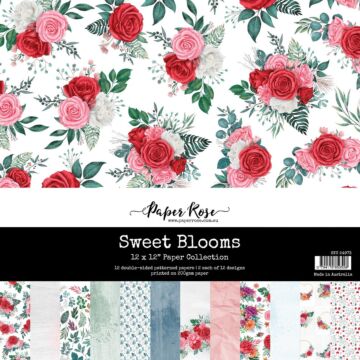 Paper Rose 12X12 Paper Collection, Sweet Blooms