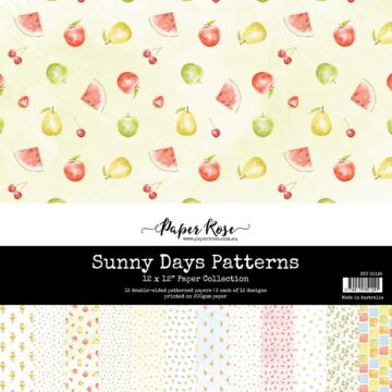 Paper Rose 12X12 Paper Collection, Sunny Days Patterns