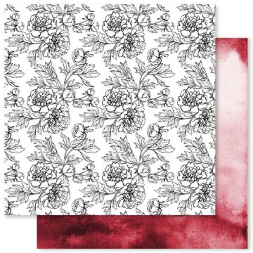Paper Rose 12X12 Patterned Paper, Urban Garden B