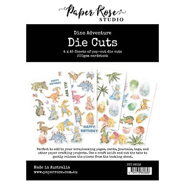 Paper Rose Die Cuts, Dino Adventure