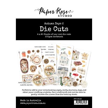 Paper Rose Die Cuts, Autumn Days 2