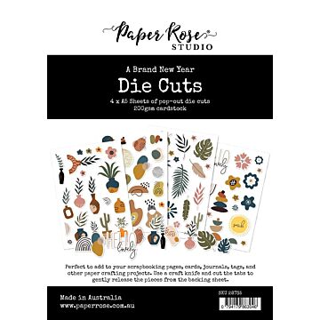 Paper Rose Die Cuts, A Brand New Year