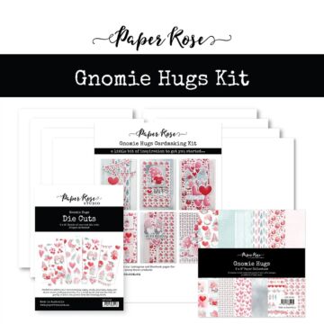 Paper Rose Cardmaking Kit, Gnomie Hugs