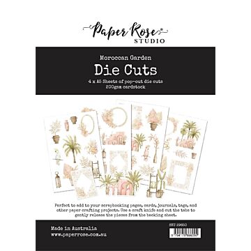 Paper Rose Die Cuts, Moroccan Garden