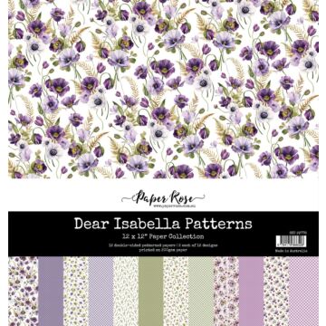 Paper Rose 12X12 Paper Collection, Dear Isabella Patterns