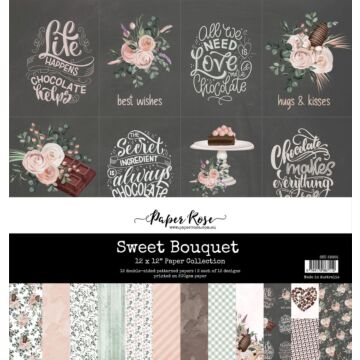 Paper Rose 12X12 Paper Collection, Sweet Bouquet