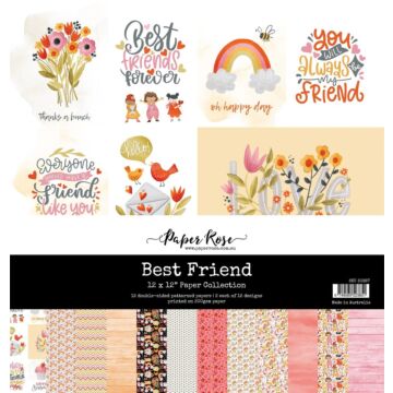 Paper Rose 12X12 Paper Collection, Best Friends