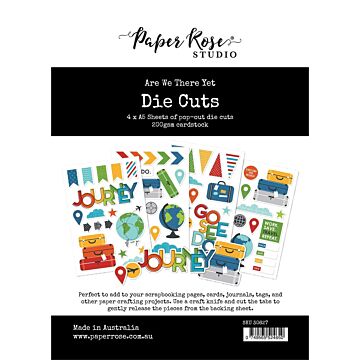 Paper Rose Die Cuts, Are We There Yet