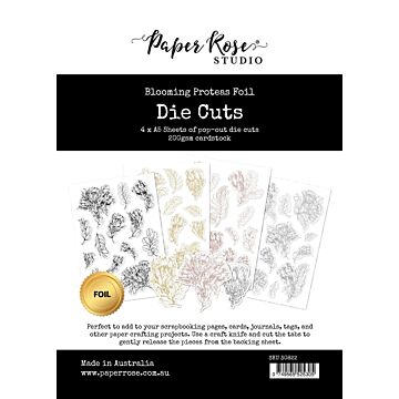 Paper Rose Foil Die Cuts, Blooming Proteas
