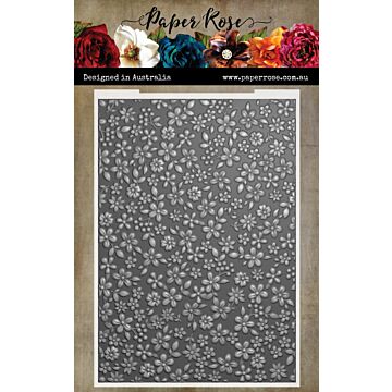 Paper Rose 3D Embossing Folder, Floral Garden