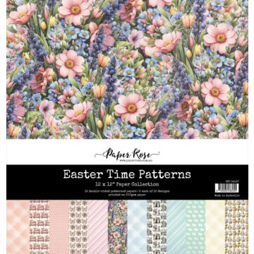 Paper Rose 12X12 Paper Collection, Easter Time Patterns