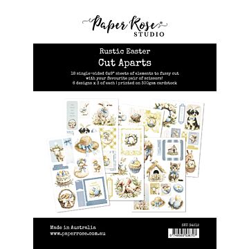 Paper Rose Cut Aparts Paper Pack, Rustic Easter