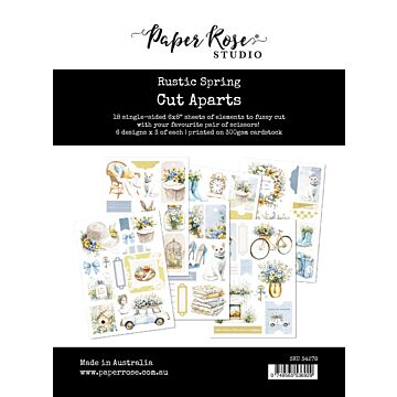 Paper Rose Cut Aparts Paper Pack, Rustic Spring