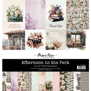 Paper Rose 12X12 Paper Collection, Afternoon in the Park