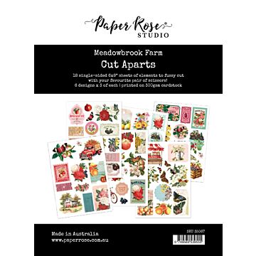 Paper Rose Cut Aparts Paper Pack, Meadowbrook Farm