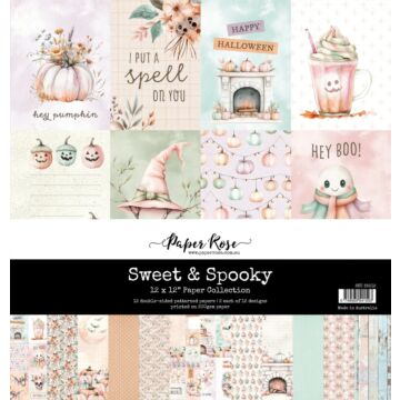 Paper Rose 12X12 Paper Collection, Sweet & Spooky
