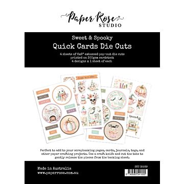 Paper Rose Quick Cards Die Cuts, Sweet & Spooky