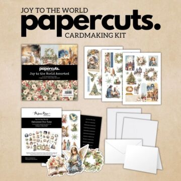 Paper Rose Papercuts Cardmaking Kit, Joy to the World