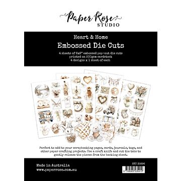 Embossed Die Cuts, Heart & Home Memories