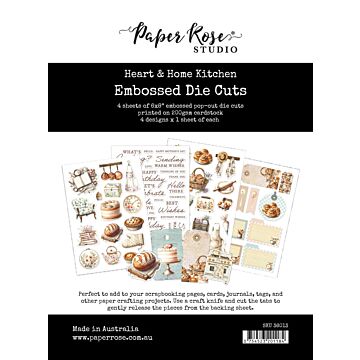 Embossed Die Cuts, Heart & Home Memories Kitchen